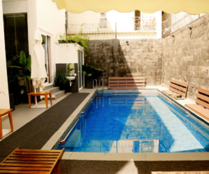 White villa Đà nẵng, 6 phòng ngủ, gần biển, có bể bơi riêng cho nhóm, gia đình checkin, Bbq